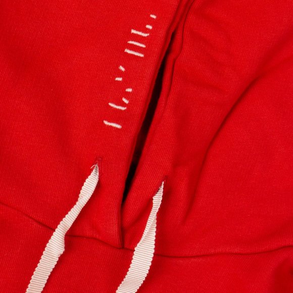UNRAVEL PROJECT Red Oversized Long Hoodie Size S $630 - Picture 5 of 6